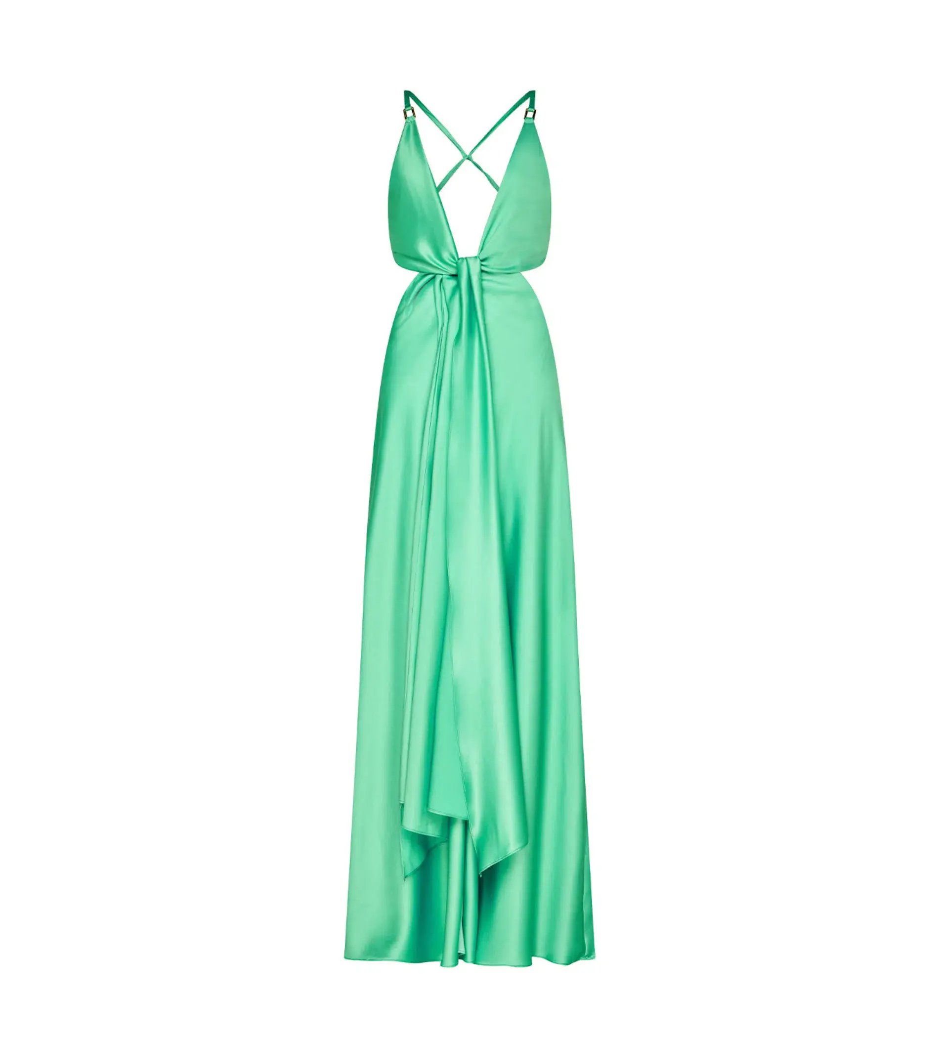 Manning Cartell Evening Trance Slip Dress Green Size L / AU 12 - Image 5