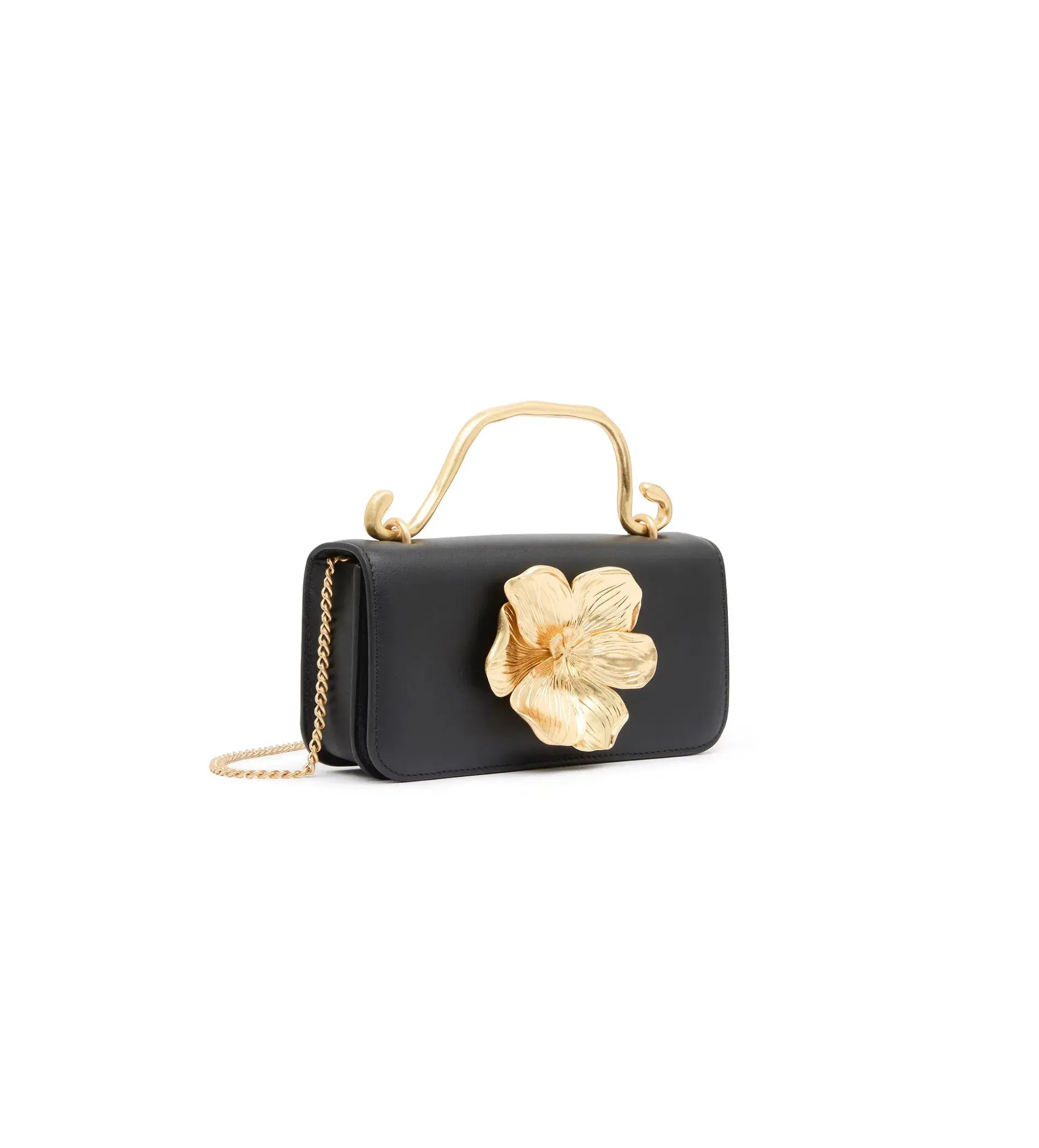Aje Alessia Flower Clutch Black - Image 2
