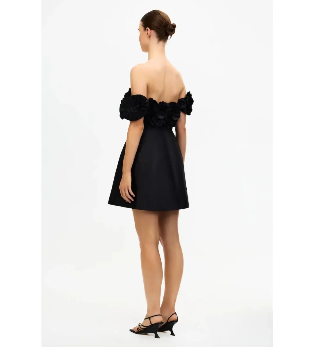 Acler Trusley Mini Dress Black Size 14 for rent on The Volte - main image