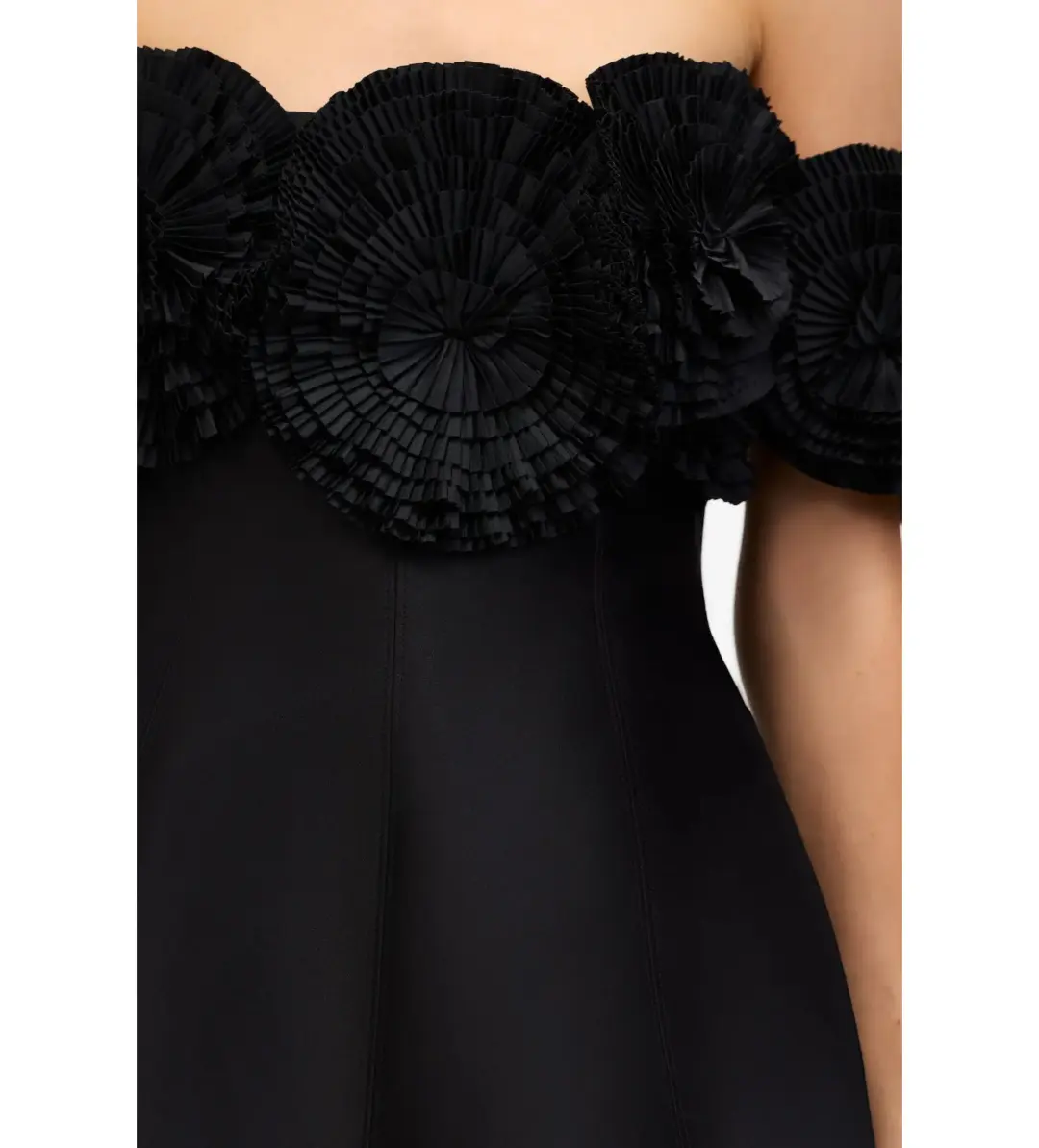 Acler Trusley Mini Dress Black Size 14 for rent on The Volte - main image