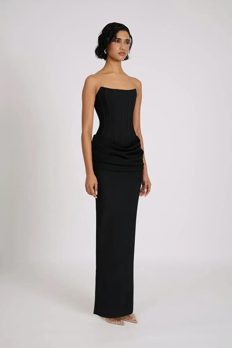 Eliya The Label Hilda Gown Black Size 14 - Image 3
