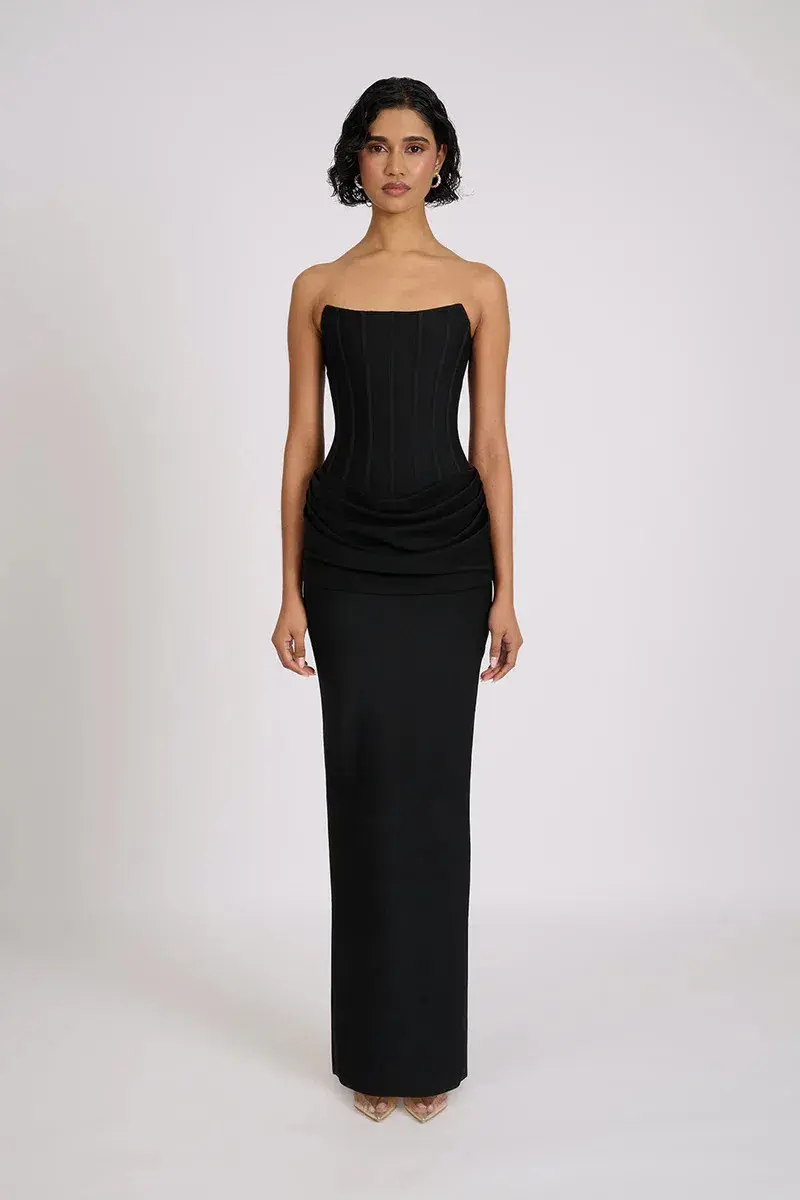 Eliya The Label Hilda Gown in Black Size 8 - Image 1