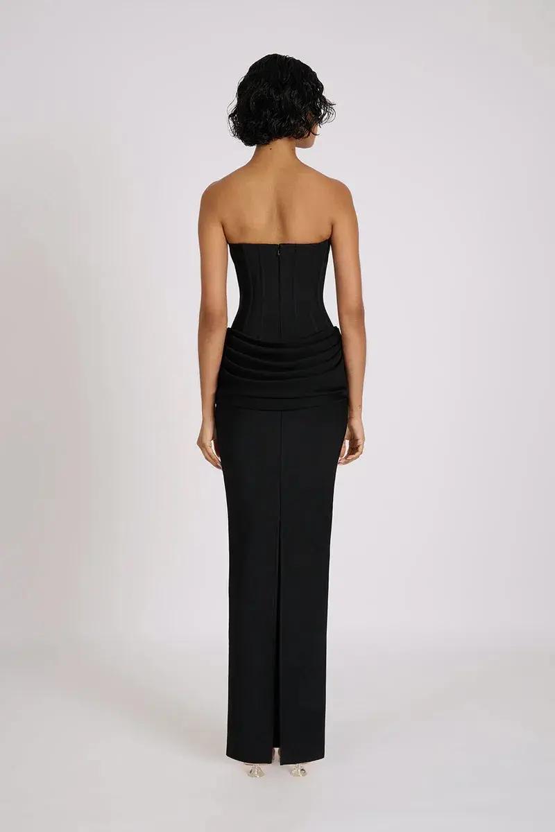 Eliya The Label Hilda Gown in Black Size 8 - Image 6