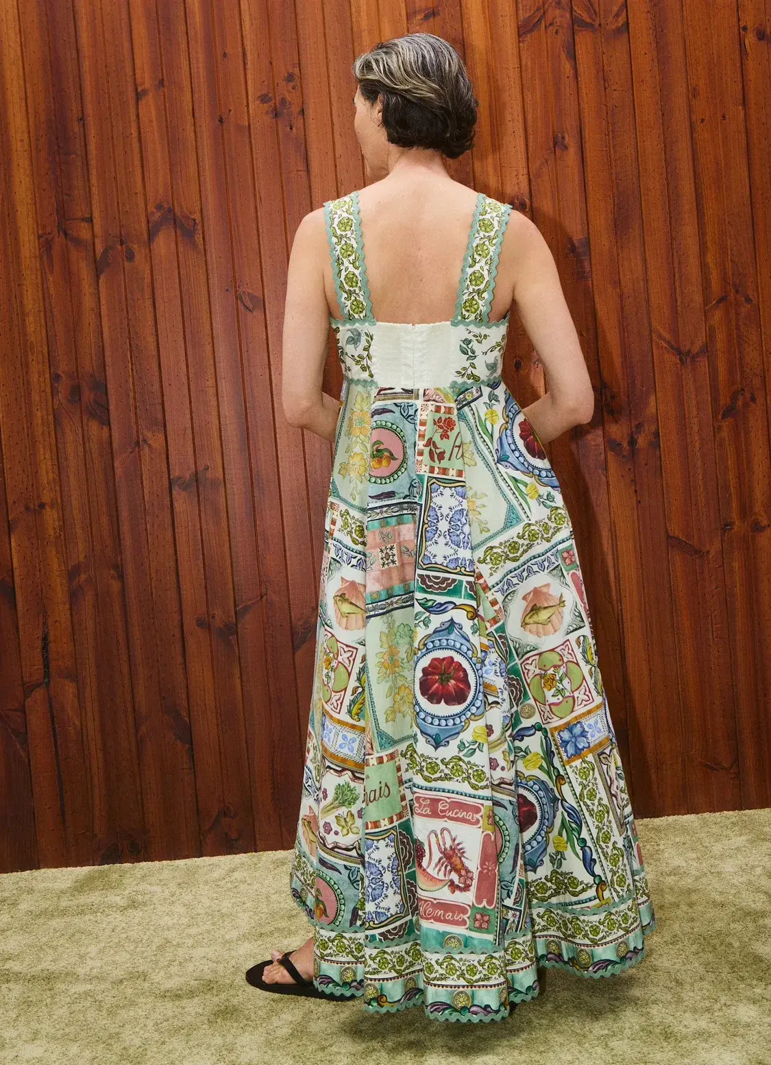 Alemais Tommasina Print Sundress Size AU 10 - Image 2