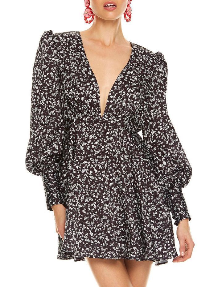 Talulah Embody The Love Long Sleeve Mini Dress Print Size XS / Au 6 for rent on The Volte - main image
