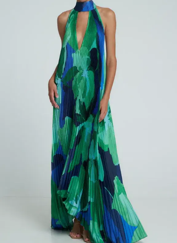 L'IDEE Opera Gown in Capri Green Size AU8 - Image 2