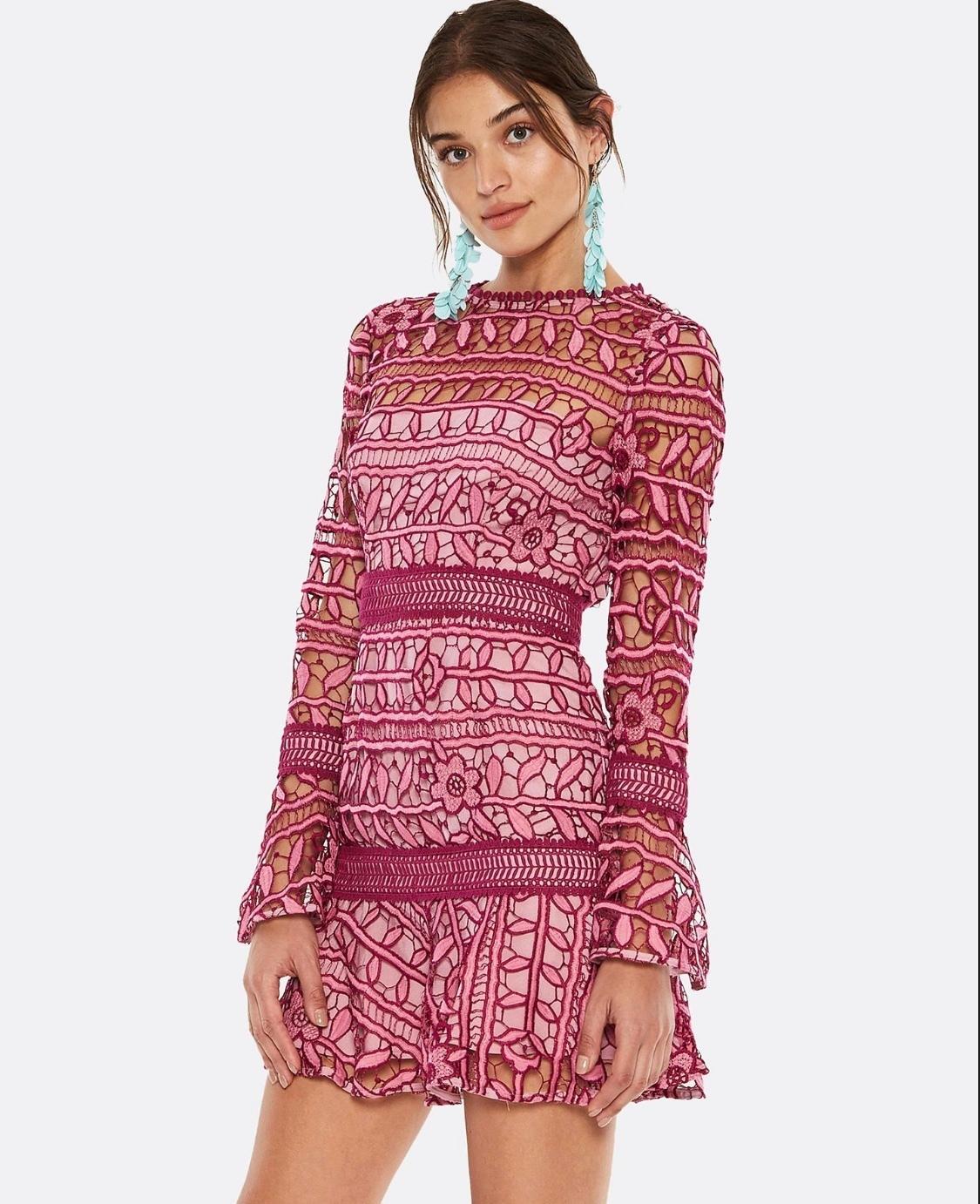 Tallulah Caprice Lace Mini Dress size 8 - Image 1