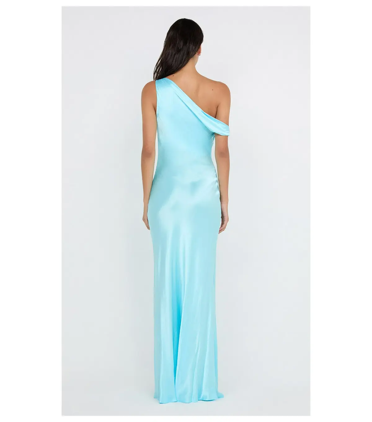 Bec & Bridge Sol Asym Maxi Dress in Turquoise Size AU 8 - Image 6
