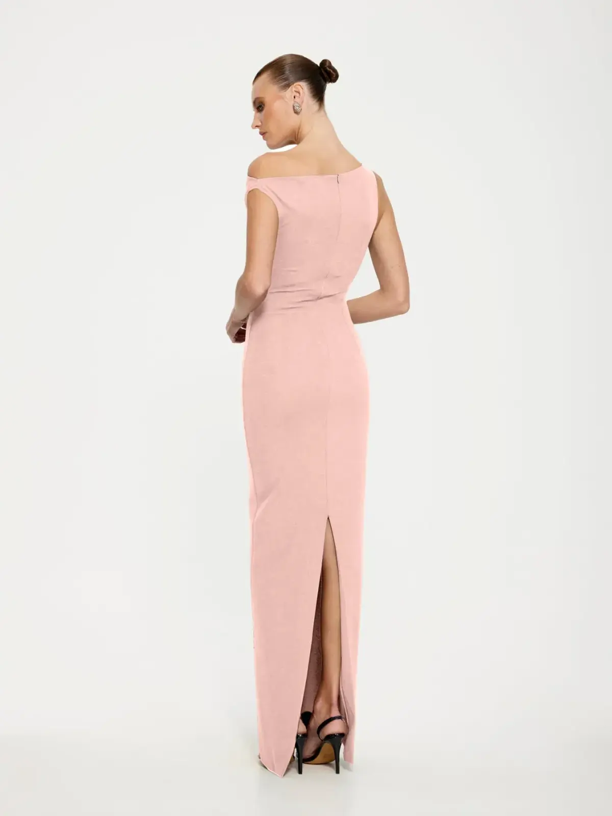 Effie Kats Inaya Gown Maxi Dress in  Blush Size XS/ AU 6 - Image 2