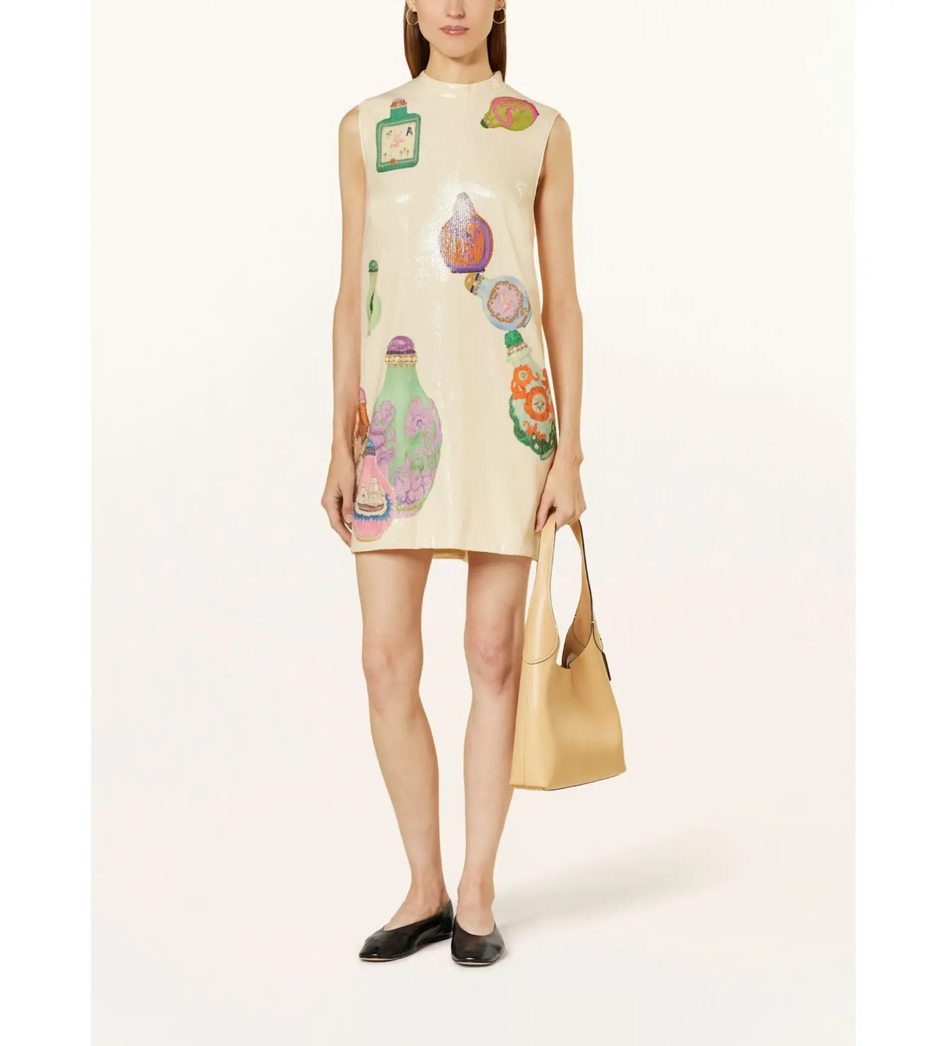 Alemais Chesca Mini Dress in Print Size AU 10 - Image 1