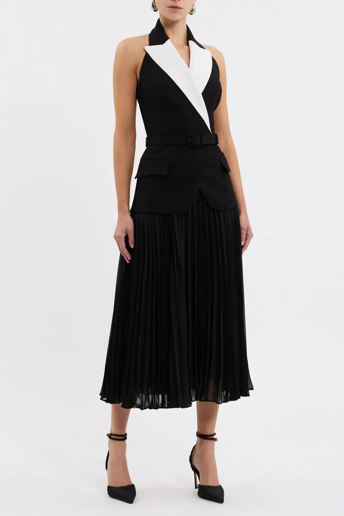 Rebecca Vallance Emma Midi Dress Black Size 10 - Image 1