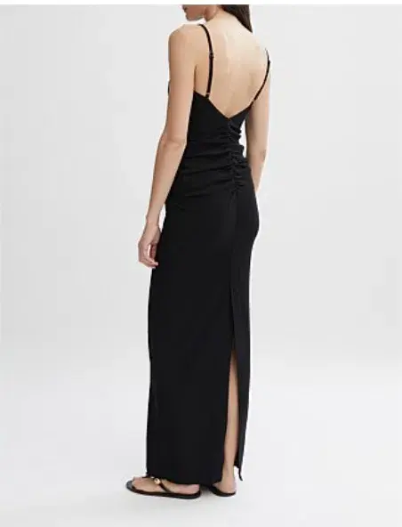 Crepe gown willow black dress  - Image 3