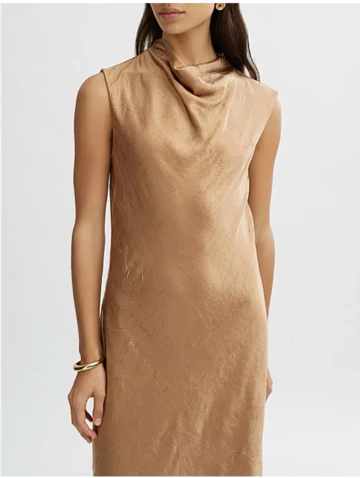 Willow The Celeste Tank Dress Gold Size 8 - Image 2