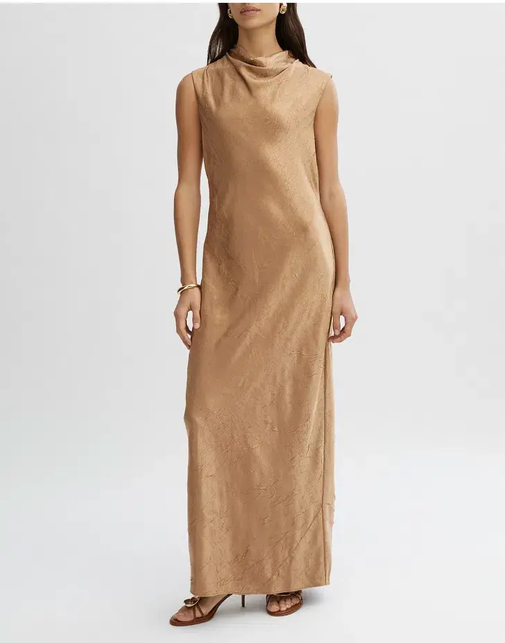 Willow The Celeste Tank Dress Gold Size 8 - Image 1