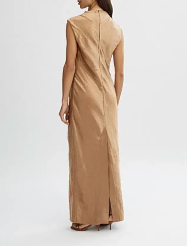 Willow The Celeste Tank Dress Gold Size 8 - Image 3