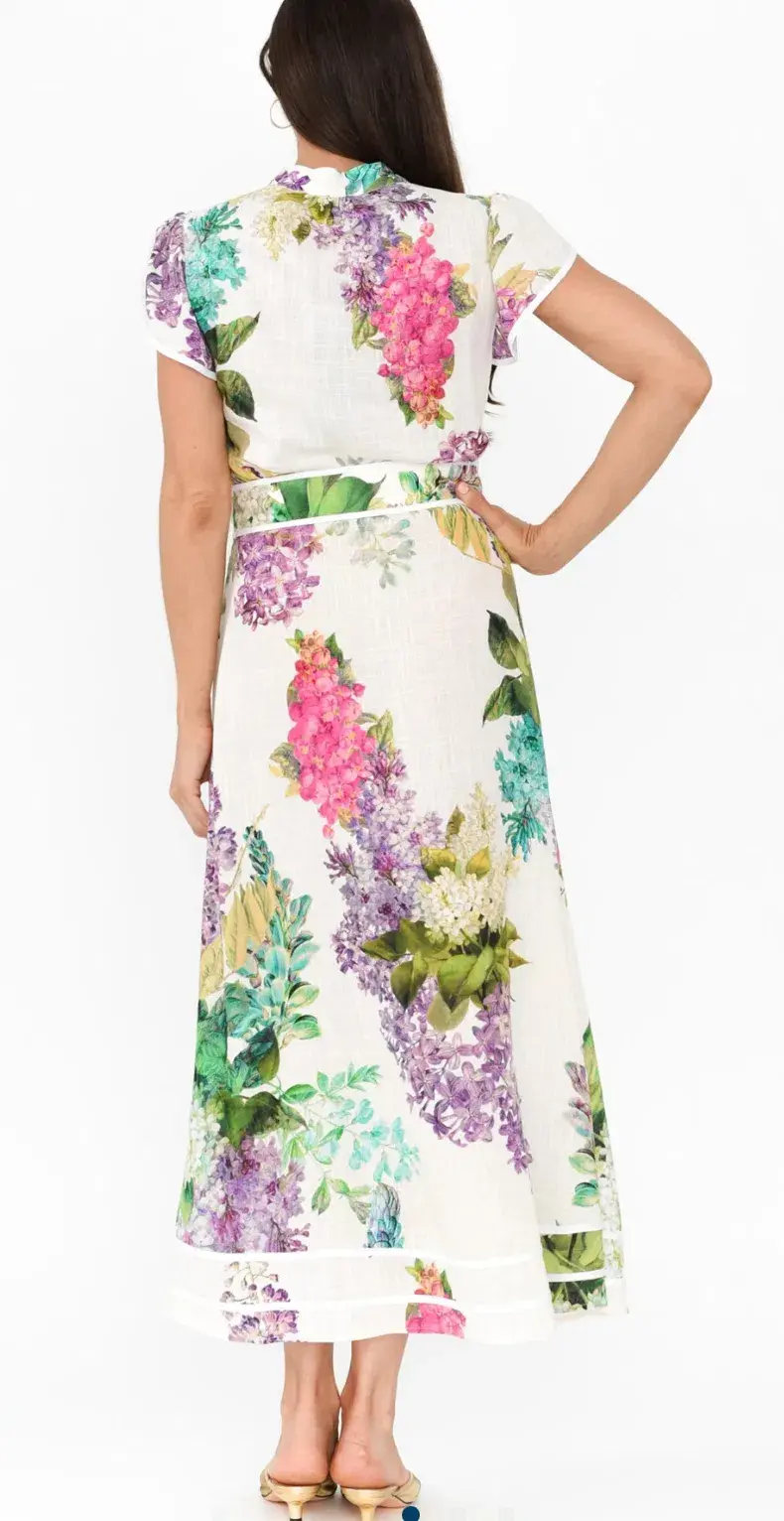 Once Was Cristina Wisteria Alba Dress Size AU 12 - Image 2