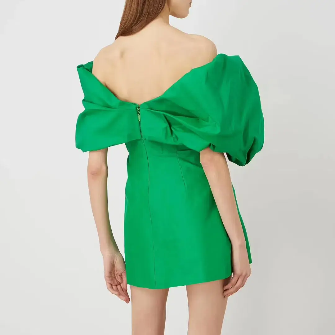 Rachel Gilbert Xavier Mini Dress Green Size AU 10 - Image 2