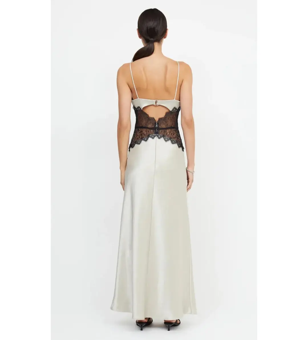 Bec and Bridge Camille Maxi Dress in Ecru Size 6 for rent on The Volte - main image