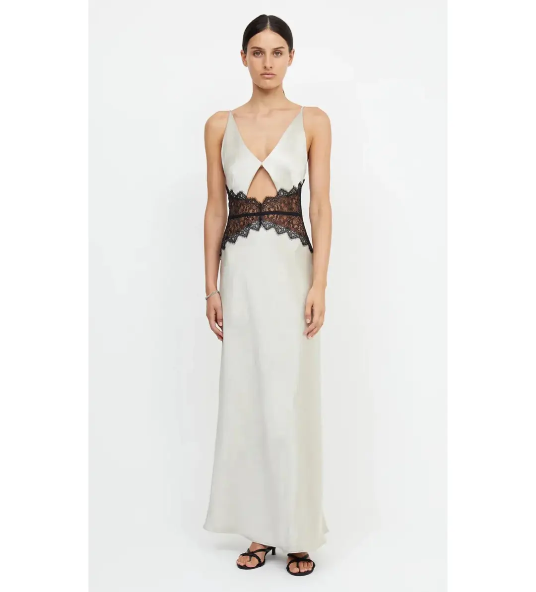Bec and Bridge Camille Maxi Dress in Ecru Size 6 for rent on The Volte - main image