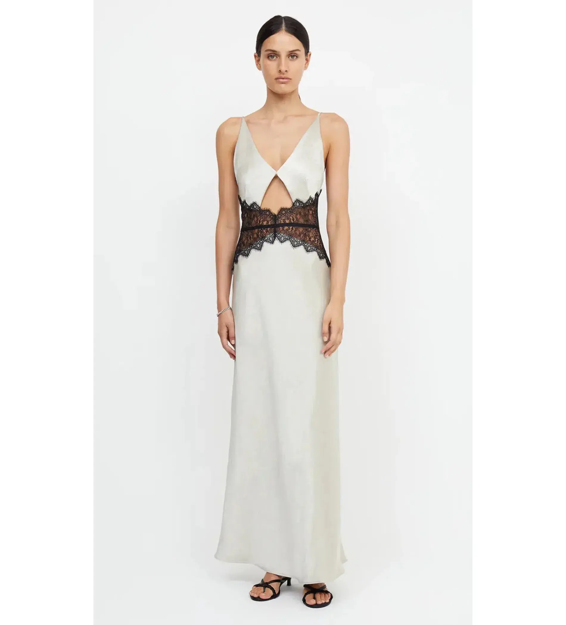 Bec and Bridge Camille Maxi Dress in Ecru Size 6 - Image 1