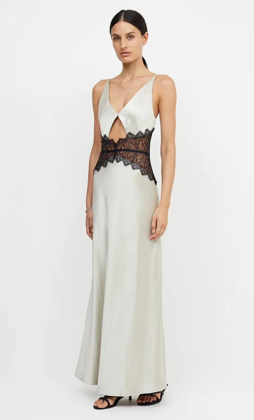 Bec and Bridge Camille Maxi Dress in Ecru Size 6 for rent on The Volte - main image