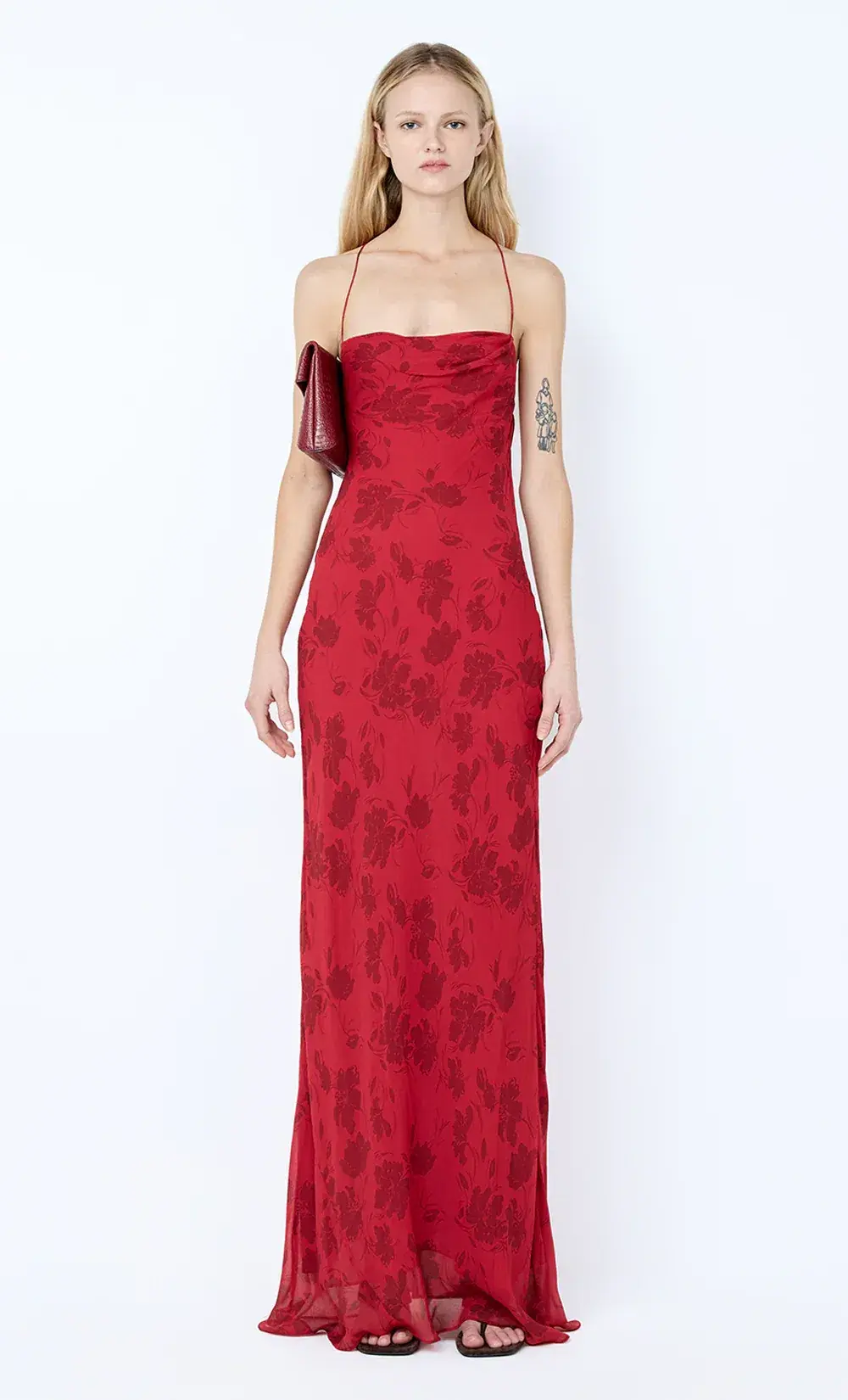 Bec & Bridge Ruby Slip Maxi Dress in Cherry Floral Size 6 - Image 1