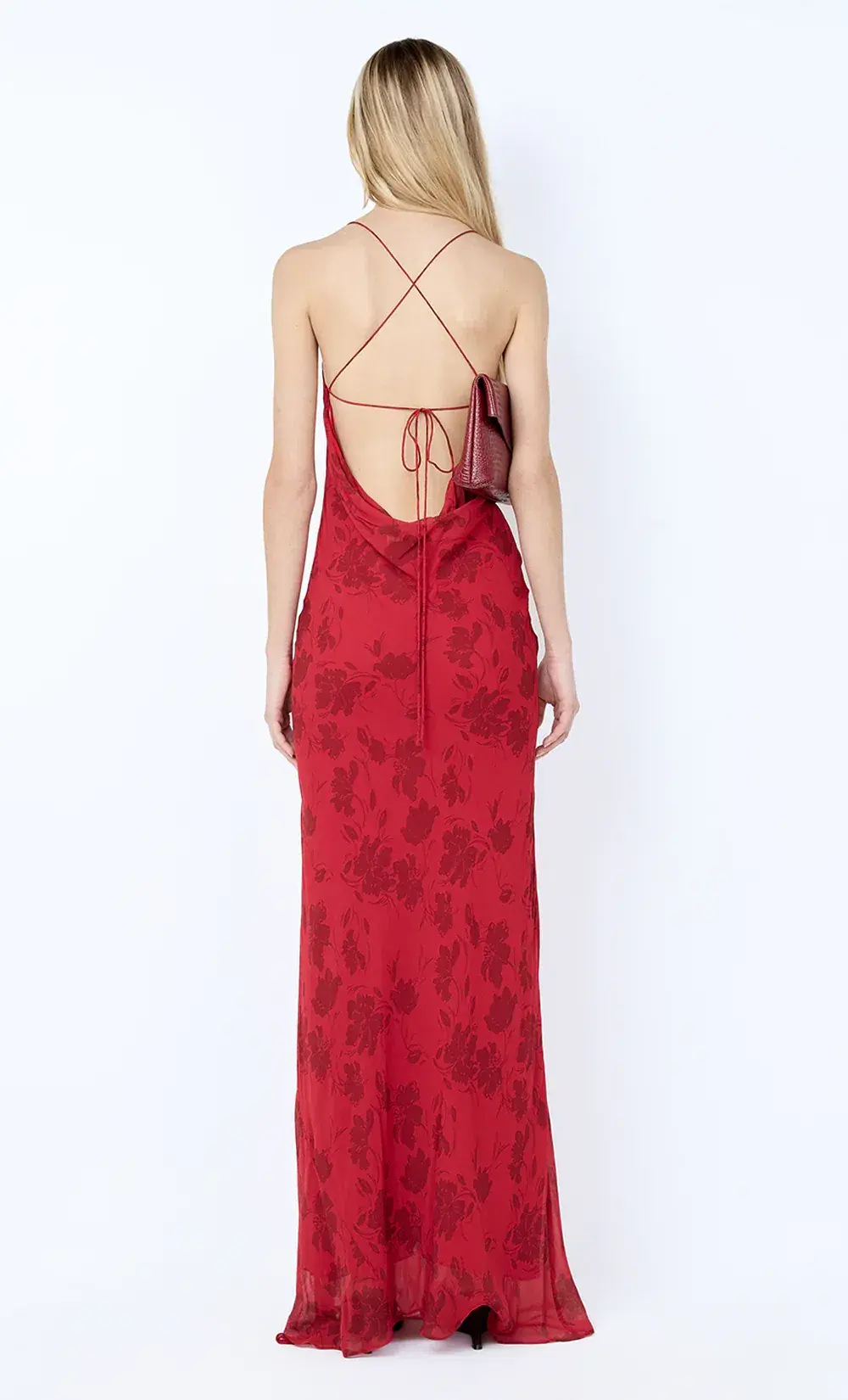 Bec & Bridge Ruby Slip Maxi Dress in Cherry Floral Size 6 - Image 2