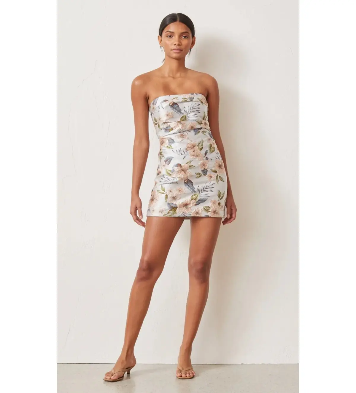 Bec & Bridge Fleurette Jacquard Mini Dress Floral Size AU 8 - Image 1