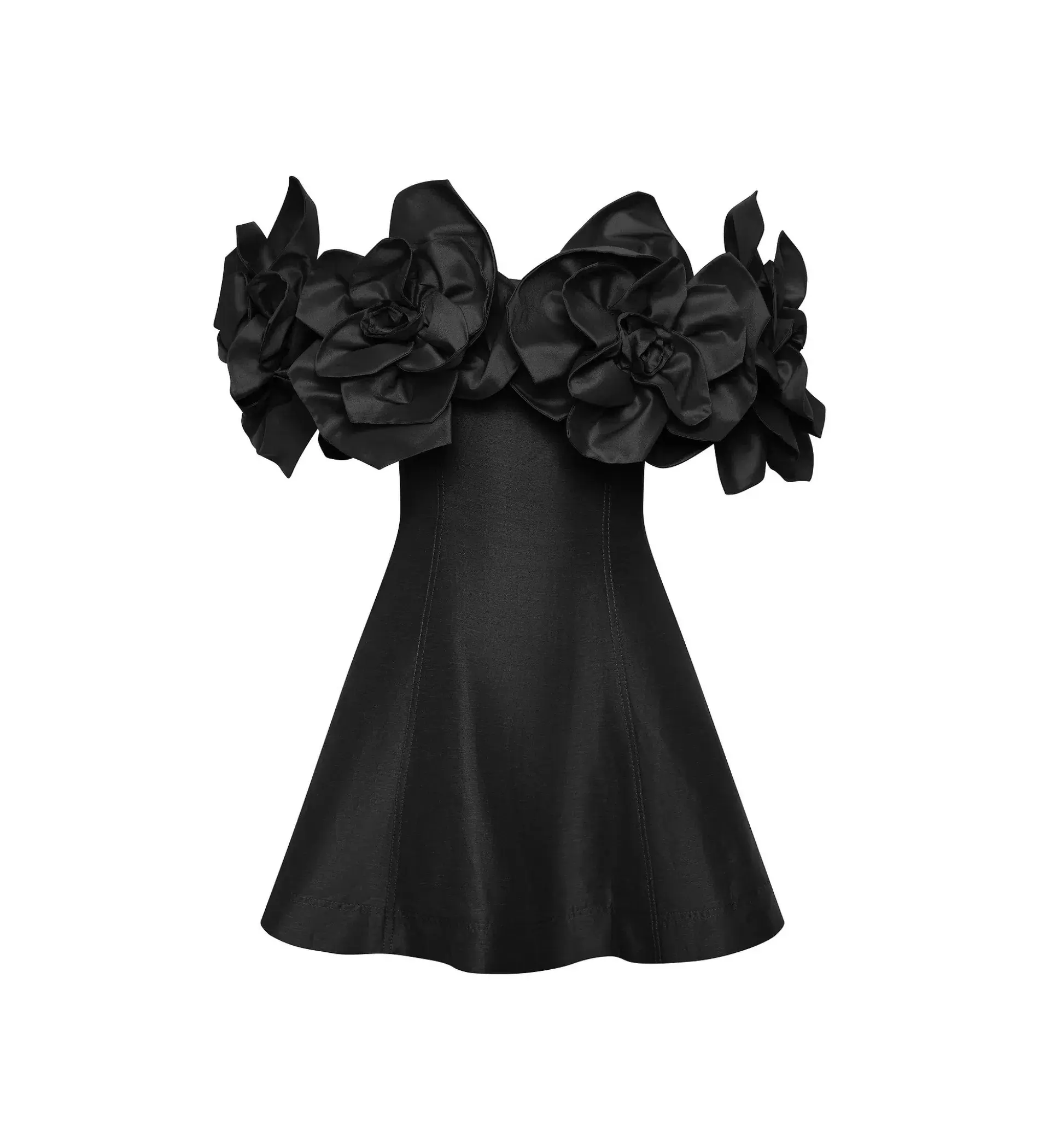  Aje Etta Mini Dress Black Size AU 10 - Image 5