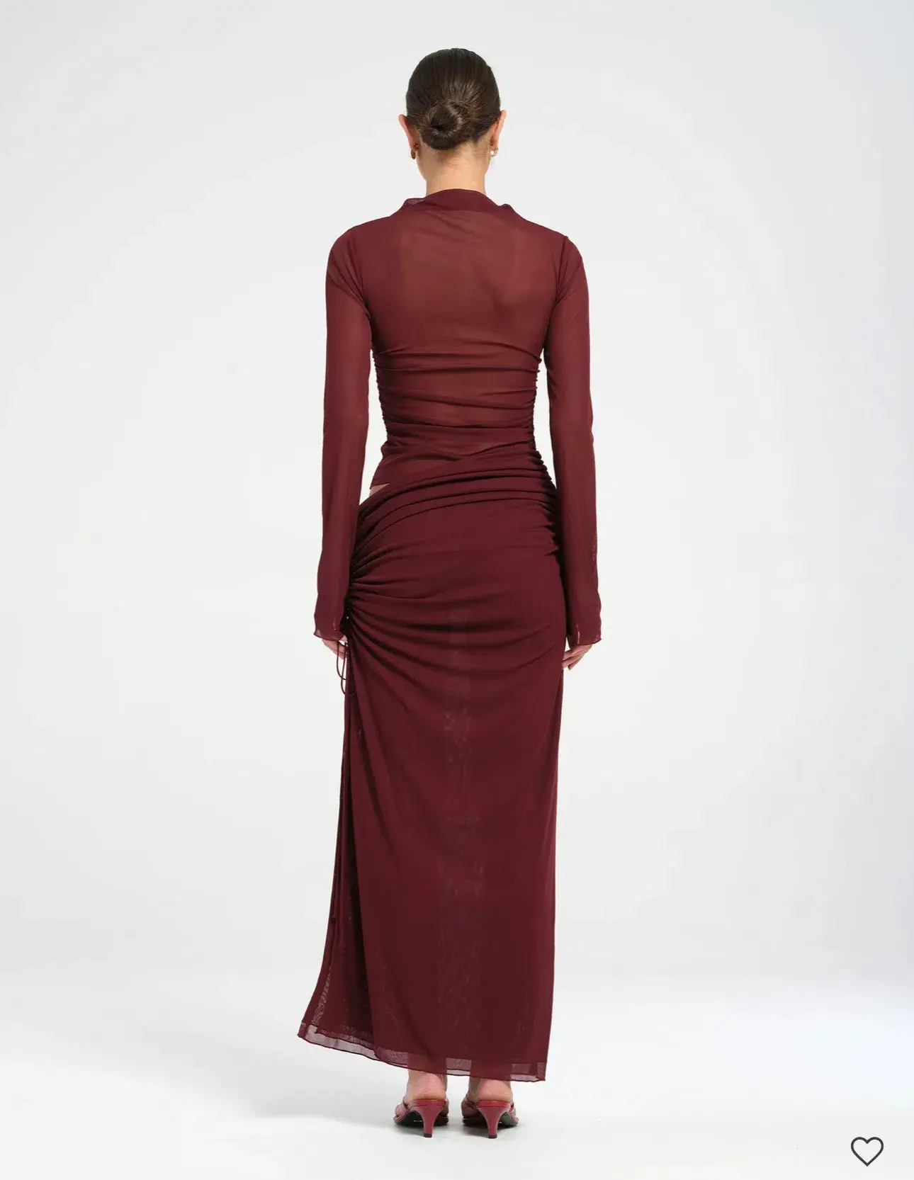 Benni Mable Maxi Dress In Plum Size 8/10 - Image 2