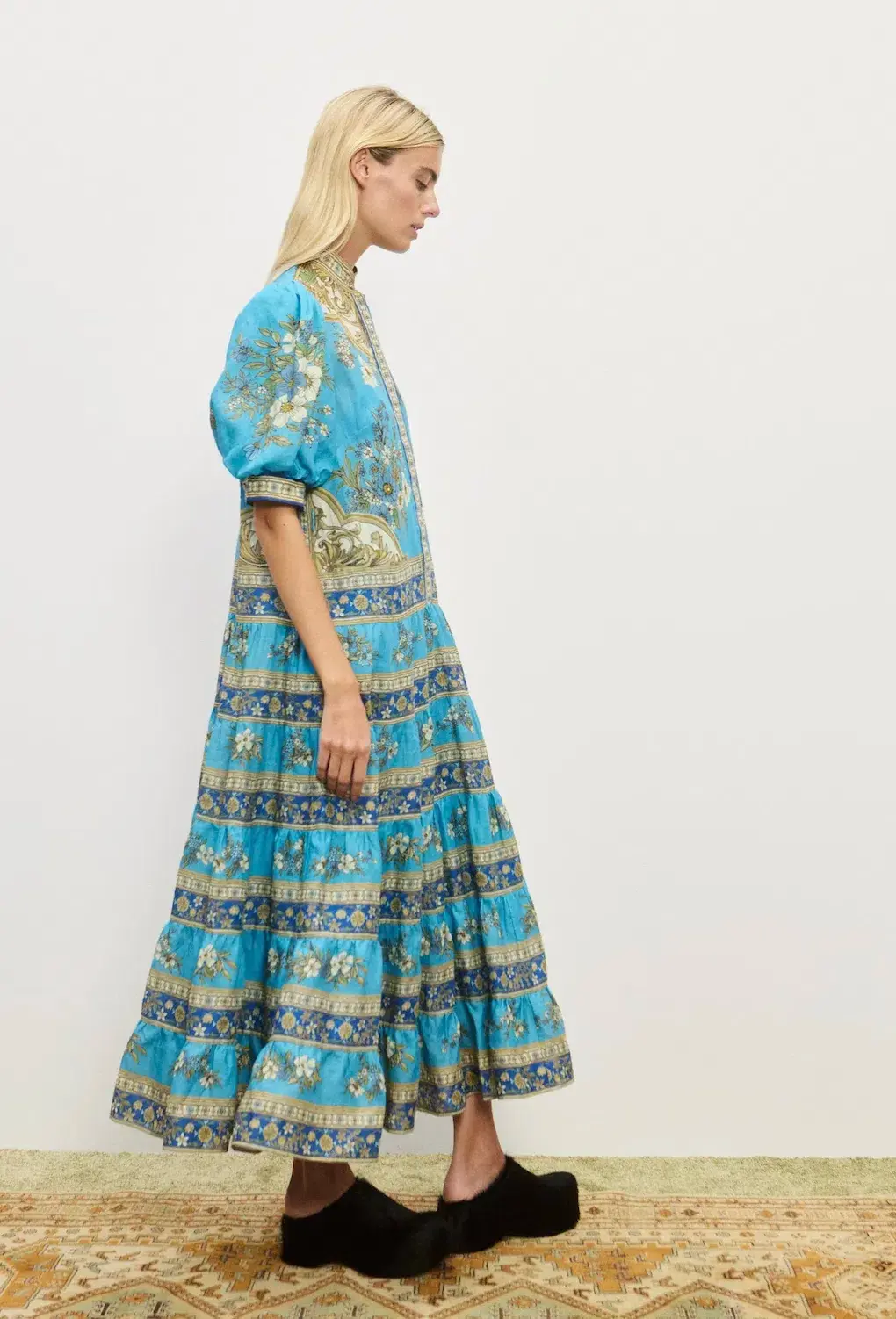 Alemais Cassie Tiered Midi Dress- 4 for rent on The Volte - main image