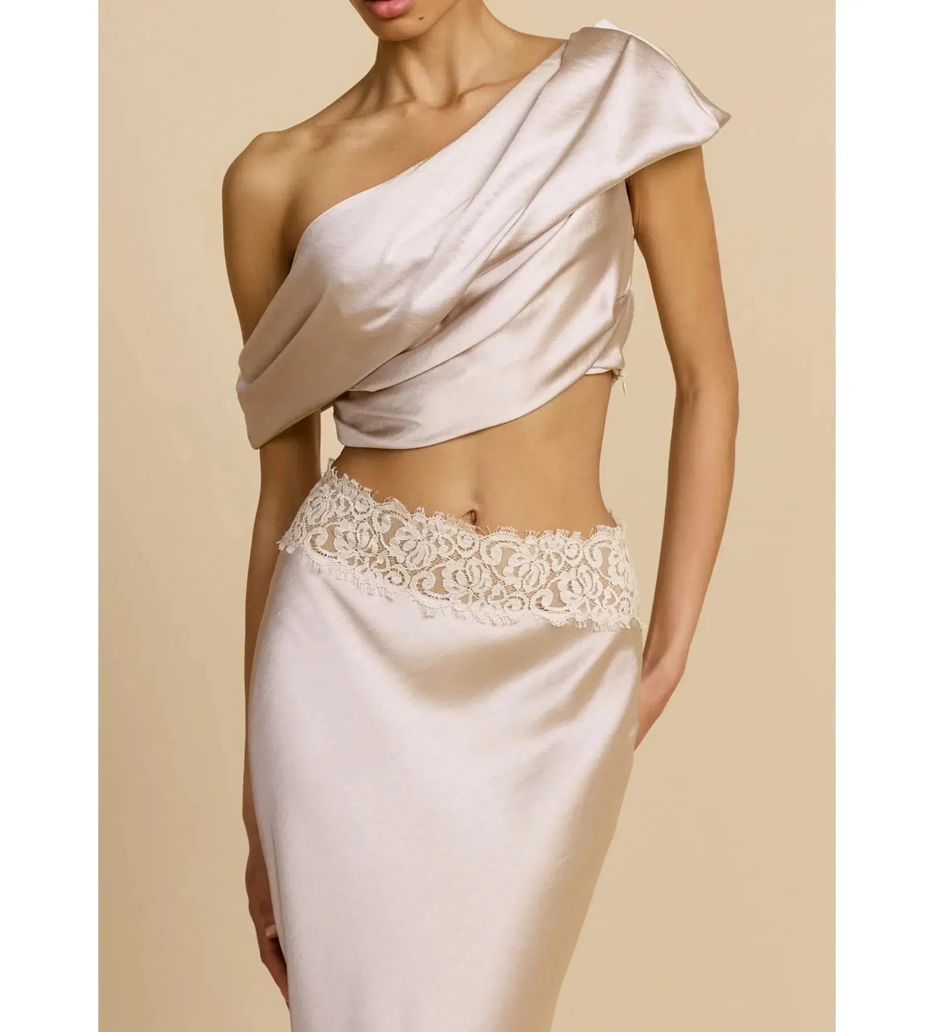 Arcina Ori Anaya Top and Maxi Skirt Set Oyster Size S AU 8 - Image 6