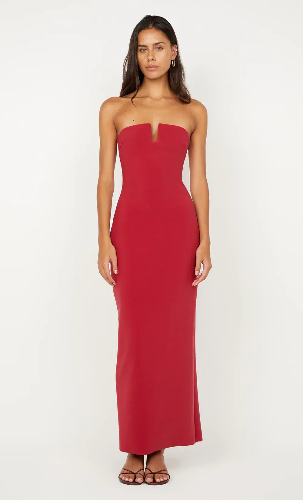 Bec & Bridge Rafi Strapless Maxi Dress in  Cherry Size AU  10 - Image 1