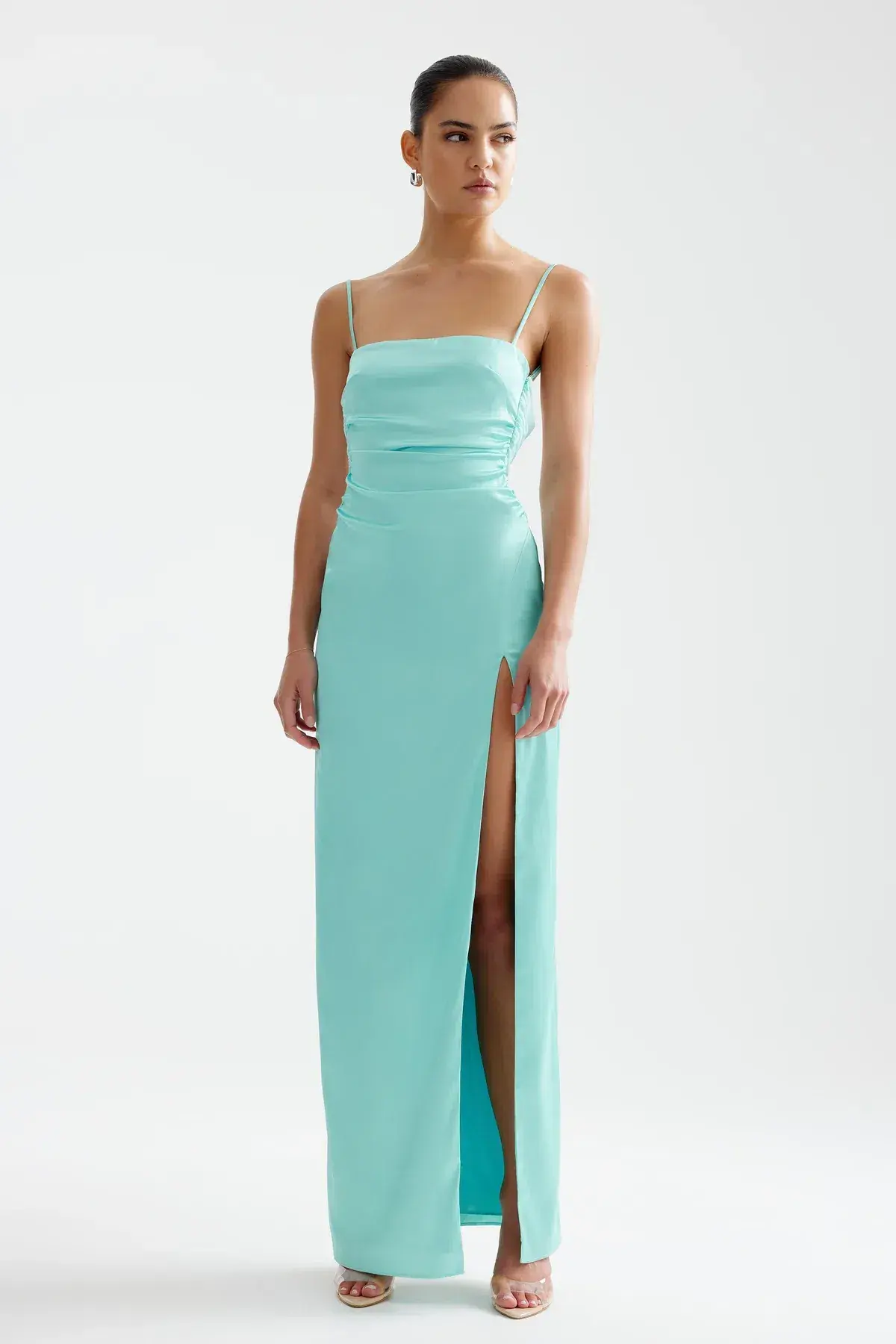 Lexi Kiri Maxi Dress in Aqua Size AU 12 - Image 1