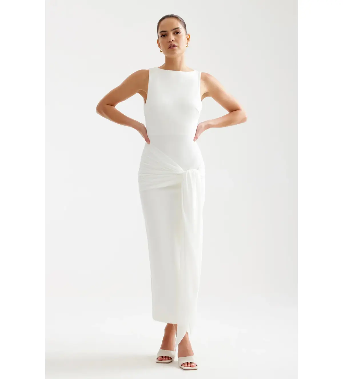Lexi Elara Maxi Dress Ivory Size 6  - Image 1
