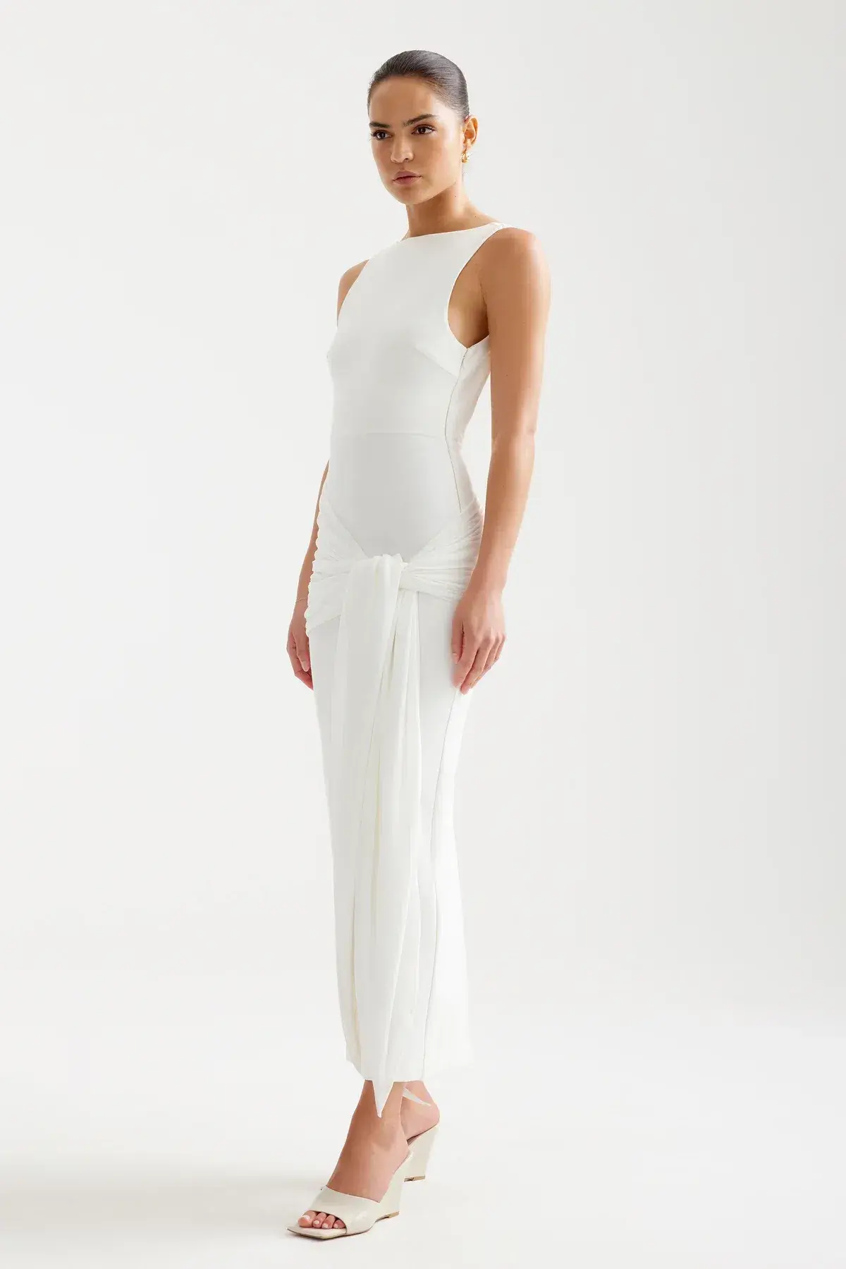 Lexi Elara Maxi Dress in White Size AU 10 - Image 4