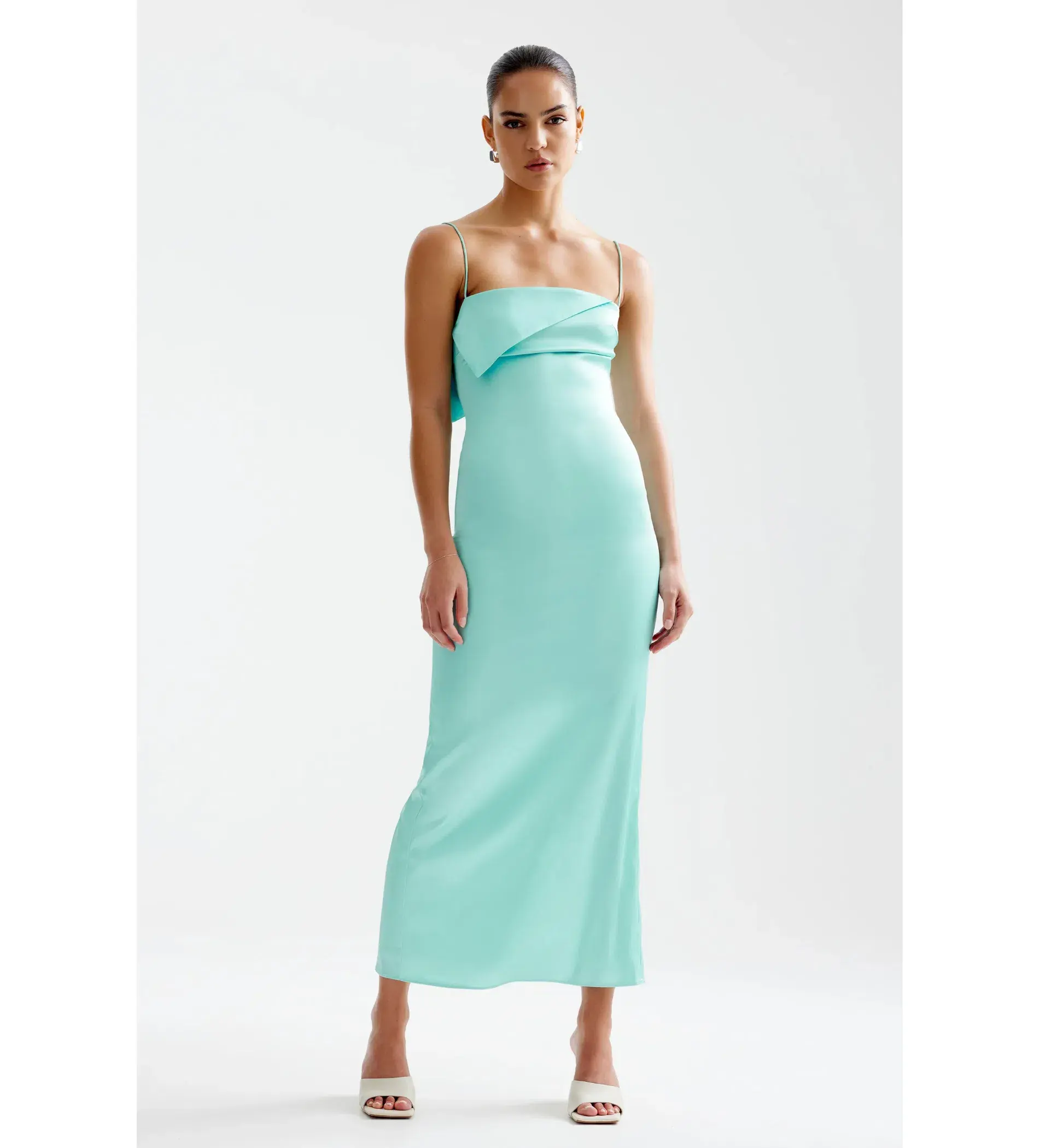 Lexi Rayna Maxi Dress Aqua Size 8 - Image 1