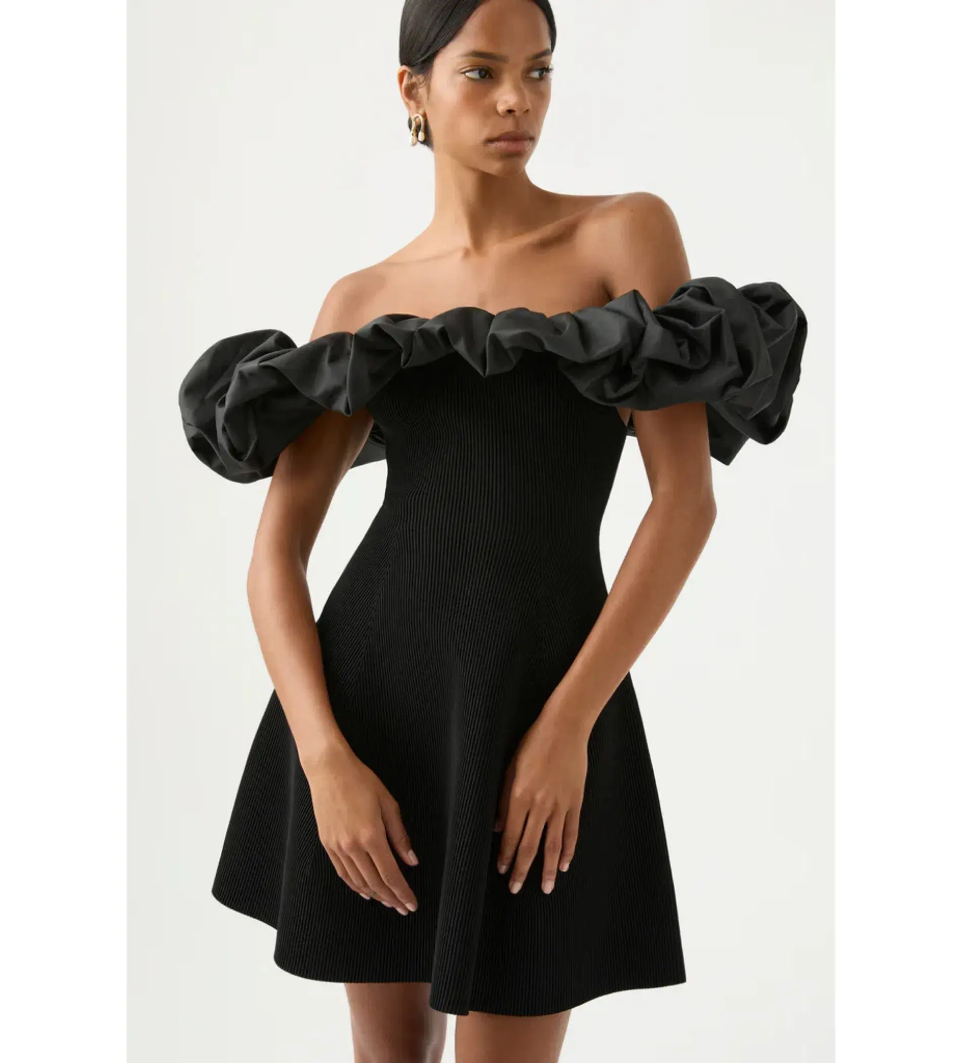 Aje Eldora Mini Dress in Black Size AU 10 - Image 4