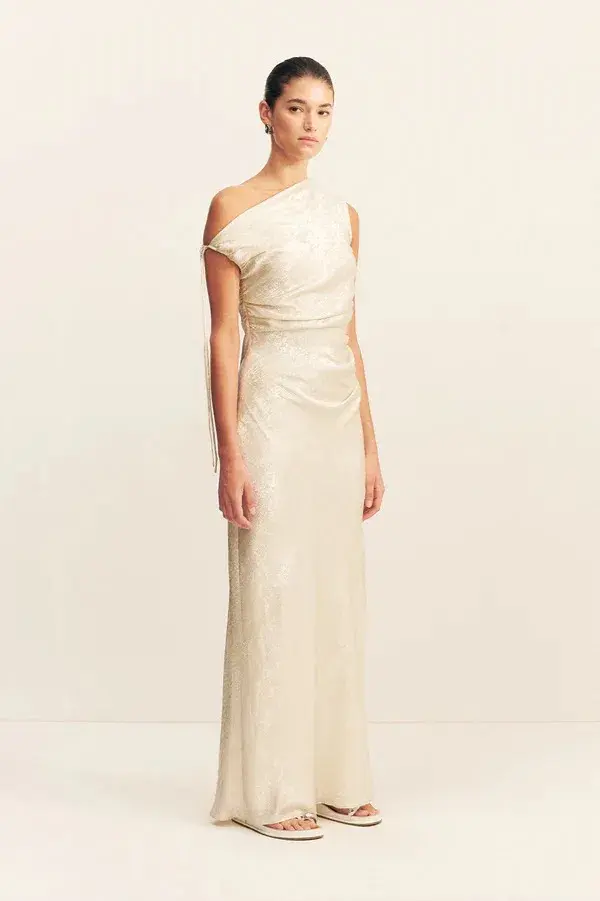 Shona Joy Calder Gathered Maxi Dress Bubbly Size 12 - Image 2