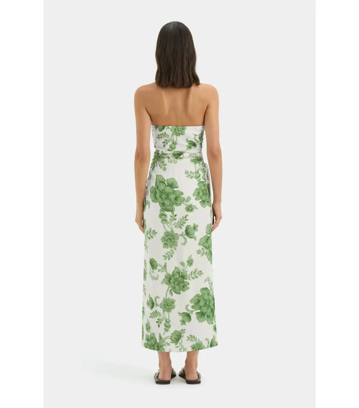 Sir the Label Gardella Strapless Midi Dress Frisa Print Size 1 / AU 8 - Image 3