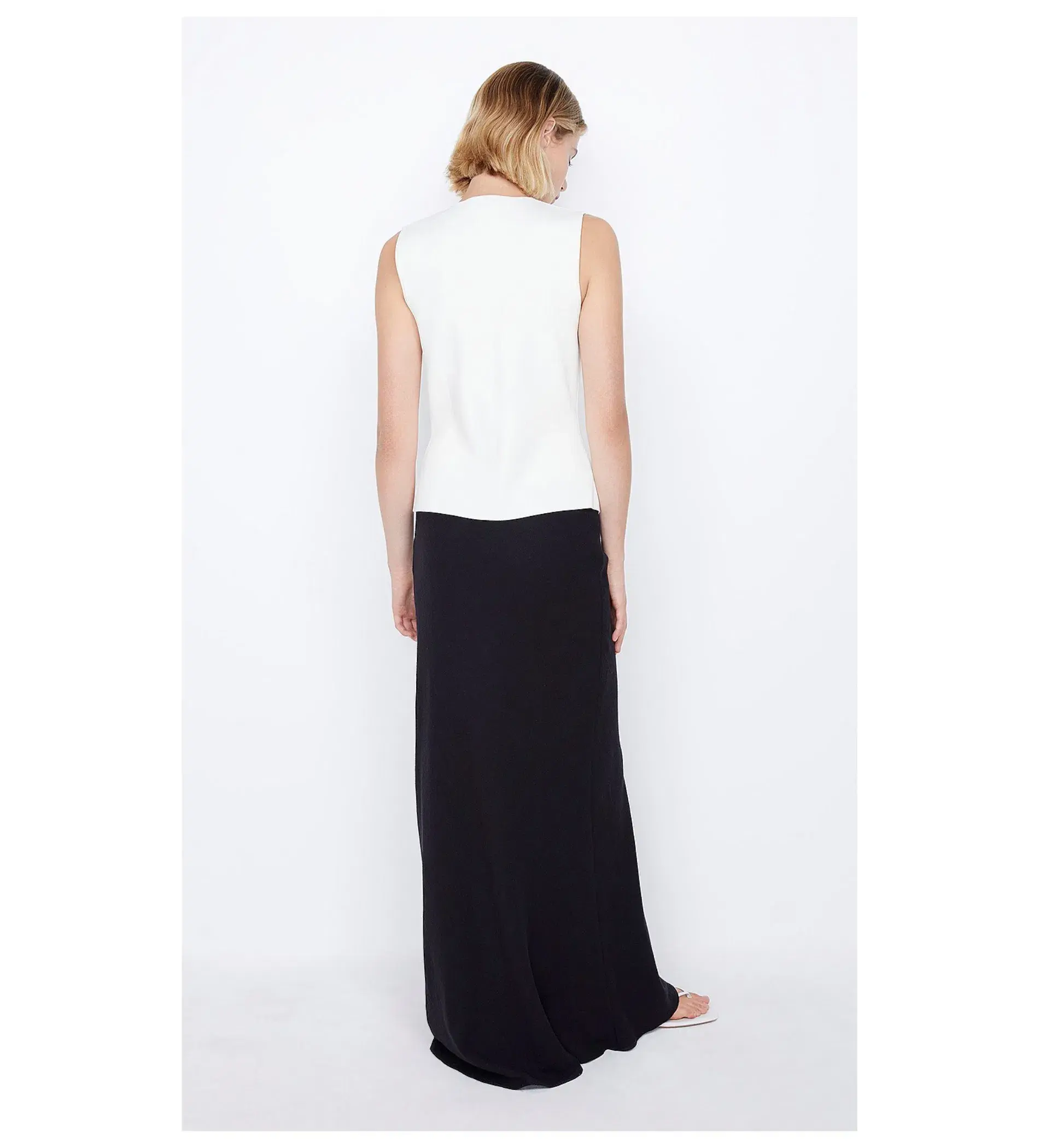 Bec & Bridge Lorah Knit Vest in White Size 8/S - Image 2
