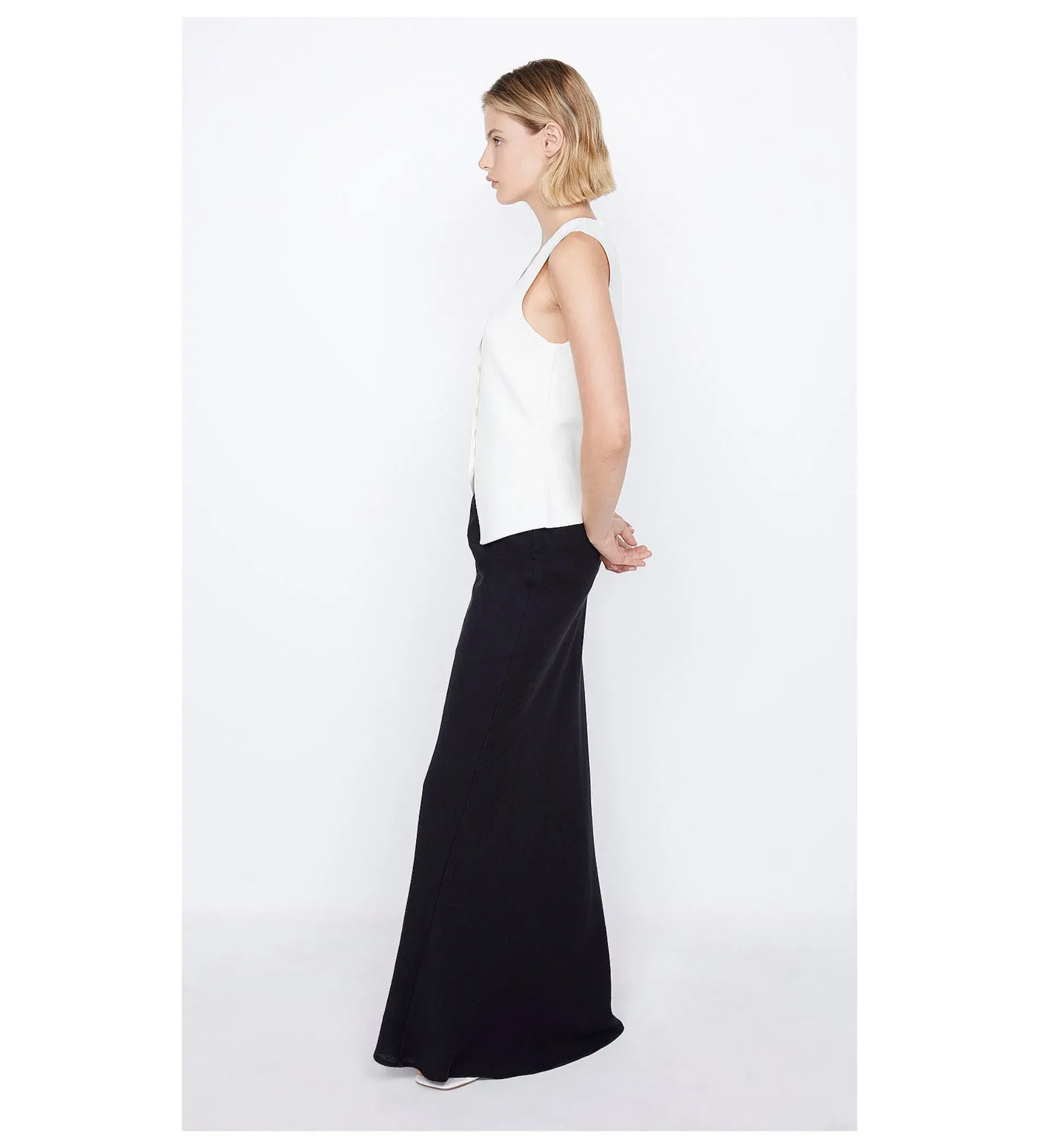 Bec & Bridge Lorah Knit Vest in White Size 8/S - Image 4