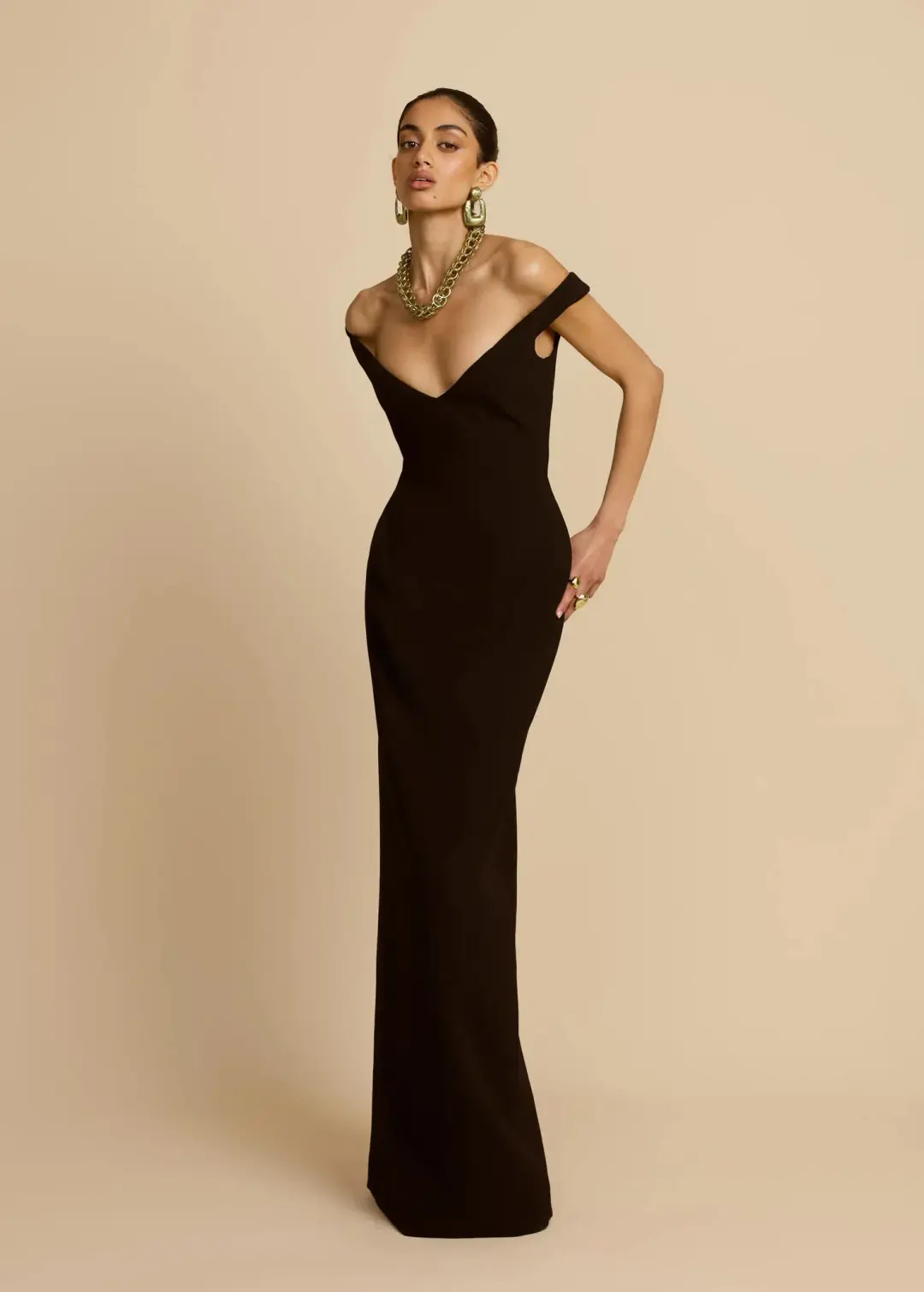 Arcina Ori Ellery Dress Black Size 8 for rent on The Volte - main image