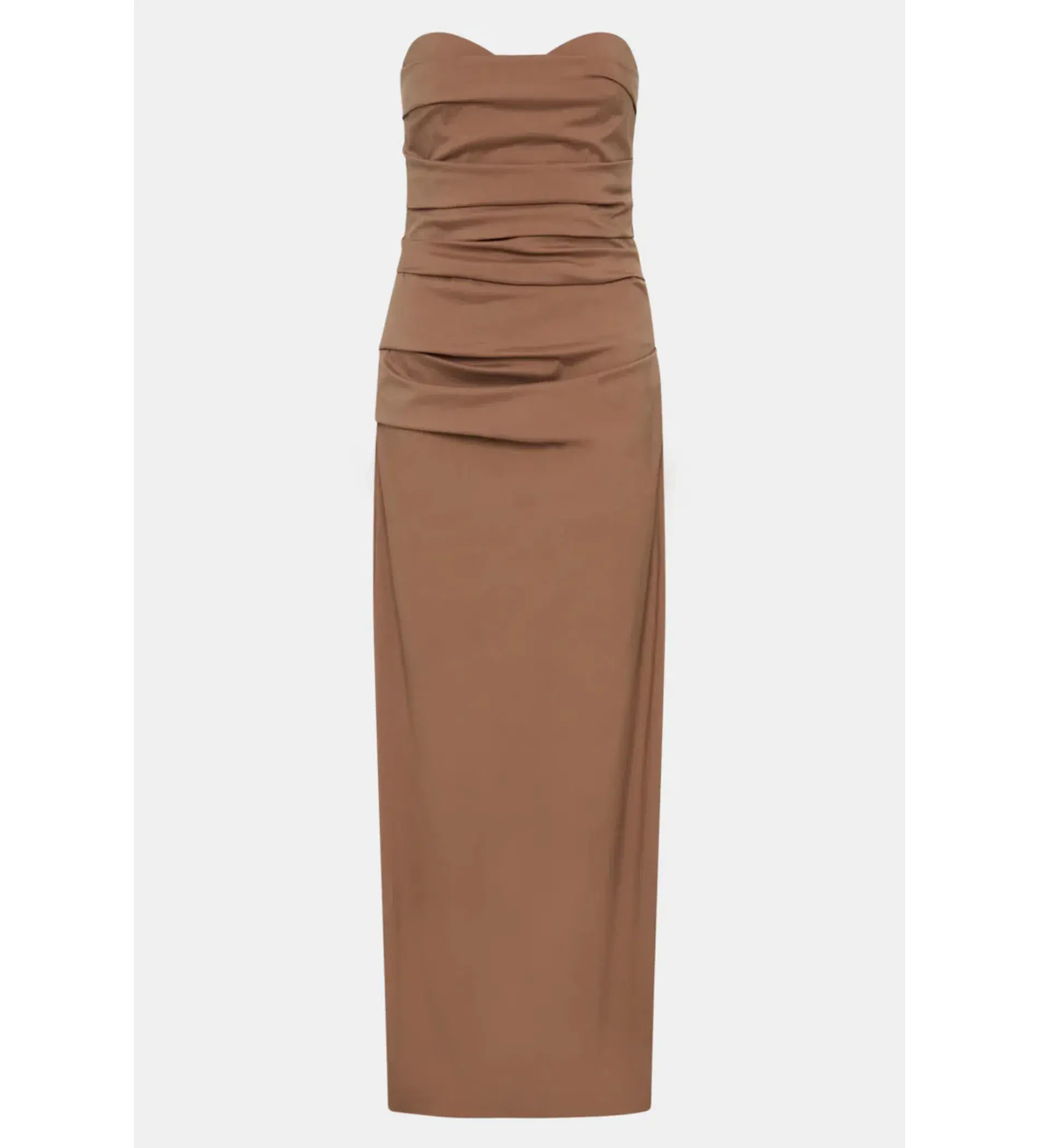 Sir the Label Alba Strapless Gown in Mocha Size AU 8 - Image 4