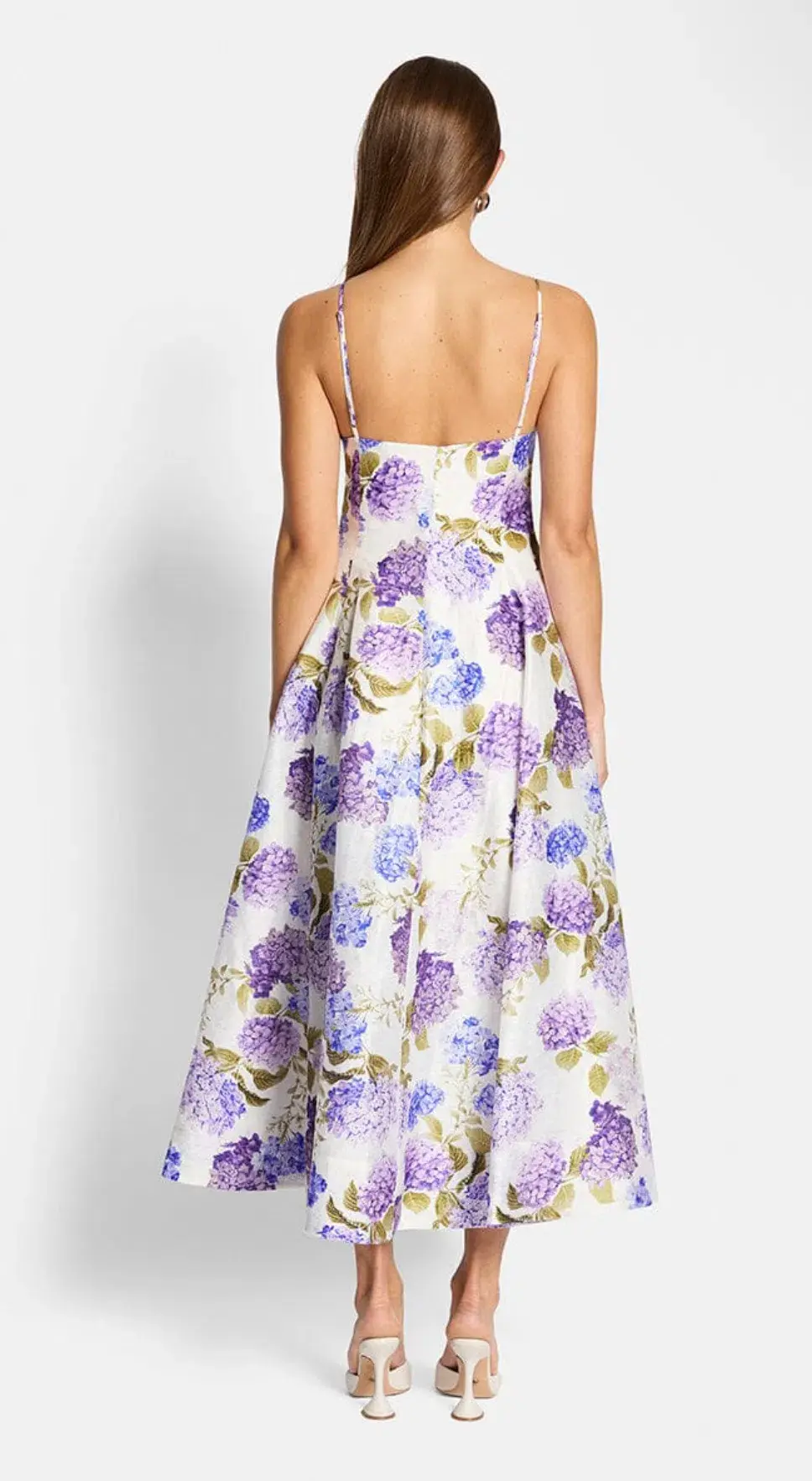Sofia The Label Evie Midi Dress in Hydrangea Size 8 - Image 2