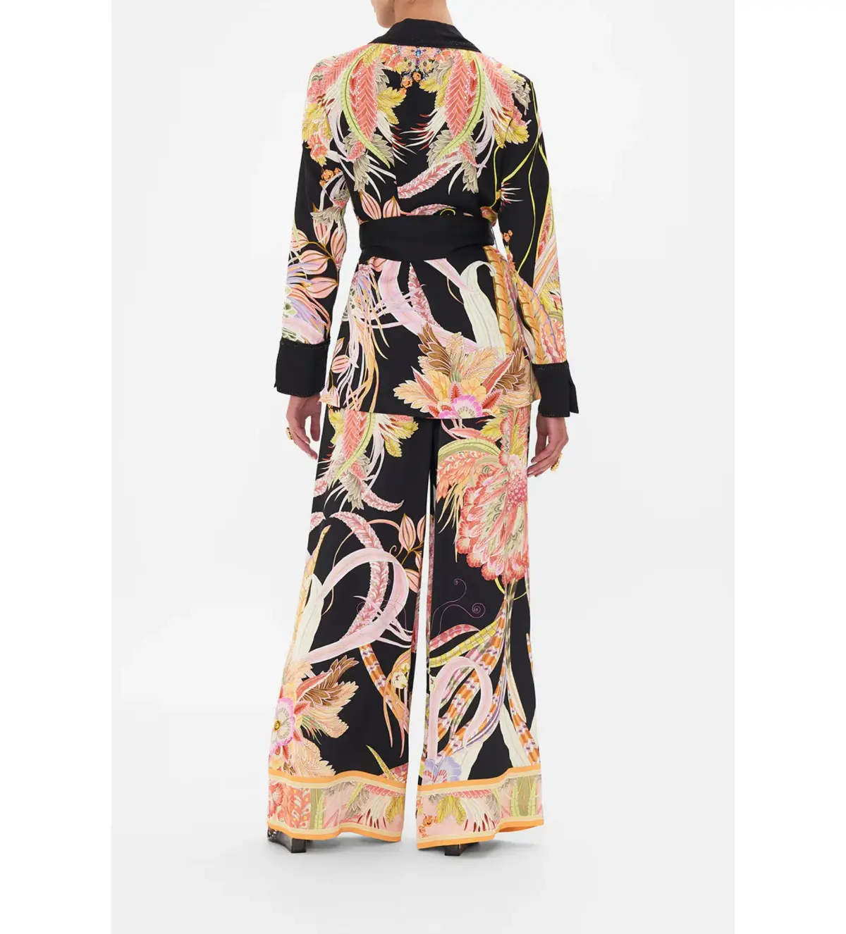 Camilla Relaxed Jacket with Hip pockets in Lady of the Moon Size S / AU 10 - Image 2