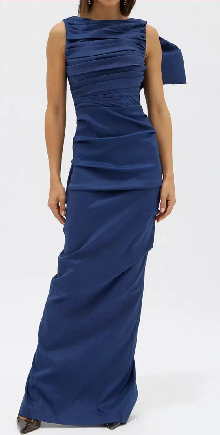 Rachel Gilbert Zora Gown in Stretch Taffeta Size 8 - Image 3