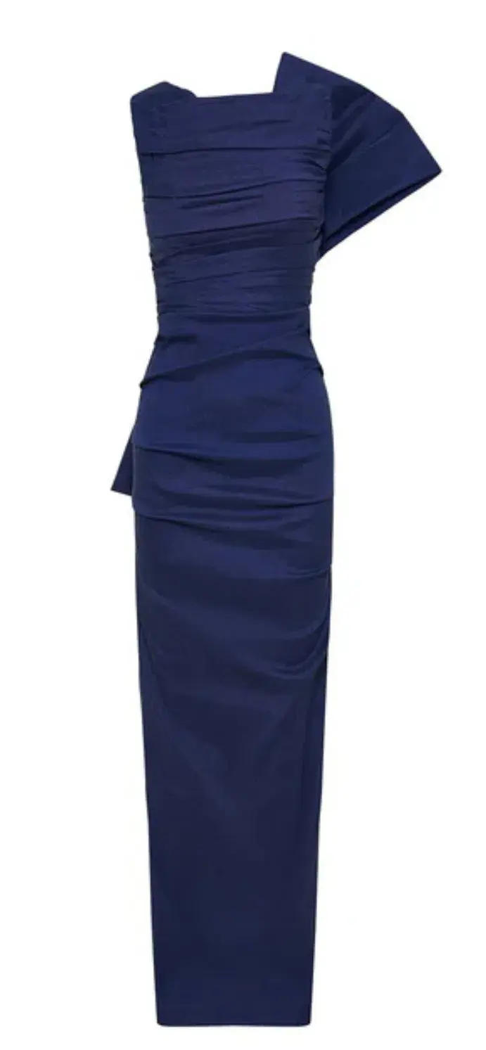 Rachel Gilbert Zora Gown in Stretch Taffeta Size 8 - Image 6