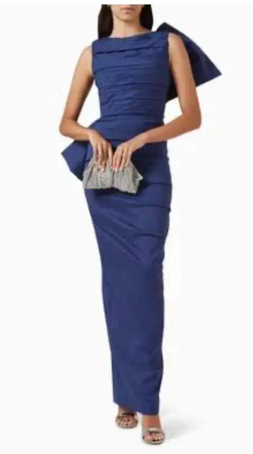Rachel Gilbert Zora Gown in Stretch Taffeta Size 8 - Image 4