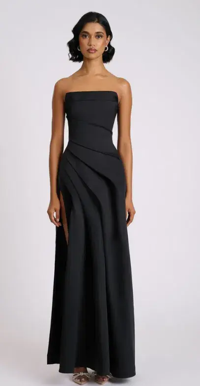 Eliya The Label Deanna Gown Black Size M/AU 10 - Image 3